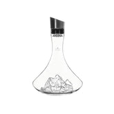 Alaskan Maker - Decanter in vetro borosilicato con topografia Monte Everest, Trasparente
